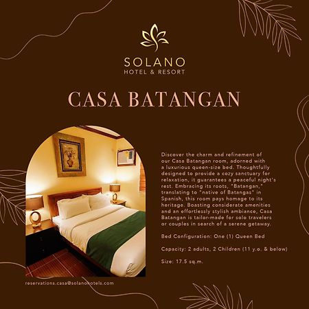 Solano Hotel & Resort At Casa Ysabel Lipa City Екстер'єр фото